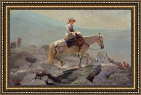 Path Framed Prints - The Bridal Path by Winslow Homer