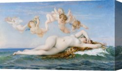 Sadness Canvas Paintings - Birth of Venus by Alexandre Cabanel