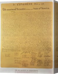 School Canvas Paintings - Declaration of Independence by American School