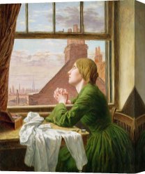 Song of The North Canvas Prints - The Song of the Shirt by Anna E Blunden