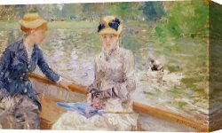 Summer Canvas Prints - Summers Day by Berthe Morisot