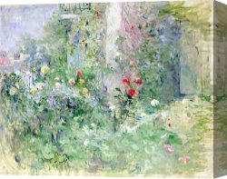 The Garden of Eden Canvas Prints - The Garden at Bougival by Berthe Morisot