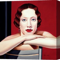 Apartments of Queen Elizabeth of Prussia, Charlottenburg Palace, Berlin Canvas Prints - Berlin by Catherine Abel