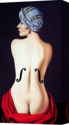Catherine Abel Canvas Paintings - Homage to Man Ray by Catherine Abel