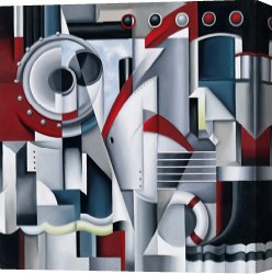 Catherine Abel Canvas Paintings - Maiden Voyage by Catherine Abel