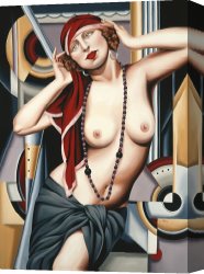 Jazz Festival in Paris Canvas Prints - Postcards from Paris by Catherine Abel