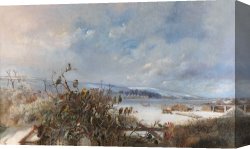 The Feathered Fan Canvas Prints - Birds Of A Feather by Charles Henry Clifford Baldwyn