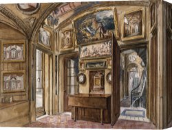 Room Canvas Paintings - The Breakfast Room by Charles James Richardson