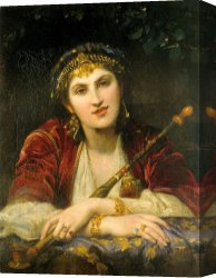 Belle Du Jour Canvas Prints - La Belle Orientale by Charles Louis Lucien Muller