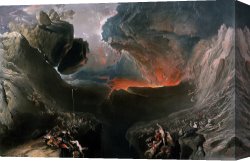 A Day in Paradise Canvas Prints - The Great Day of His Wrath by Charles Mottram