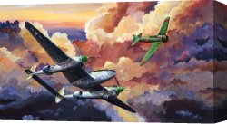 Charles Canvas Paintings - Uncle Cy's Angel by Charles Taylor