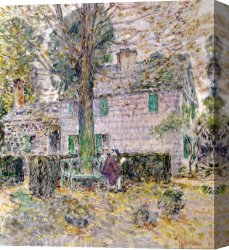 A Perfect Summer Day Canvas Prints - Indian Summer in Colonial Days by Childe Hassam