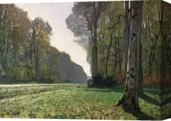 Claude Monet Canvas Prints - Le Pave de Chailly by Claude Monet