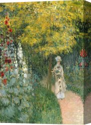 The Garden of Eden Canvas Prints - Rose Garden by Claude Monet