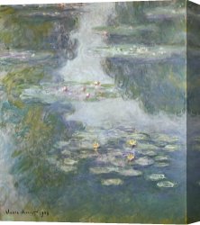 Claude Monet Canvas Prints - Waterlilies by Claude Monet