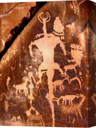 Ancient Canvas Paintings - Rock Art of the Ancients by Collection 13