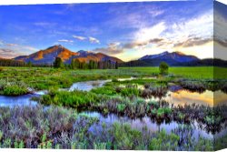 Eve Canvas Paintings - Mountain Eve by Collection 14