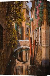 Il Mercato Galleggiante a Venezia Canvas Prints - autunno a Venezia by Collection 7