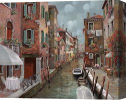 Il Mercato Galleggiante a Venezia Canvas Prints - colazione a Venezia by Collection 7