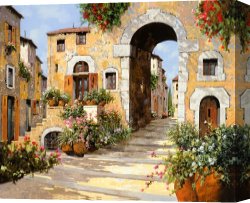 Collection 7 Canvas Prints - Entrata Al Borgo by Collection 7