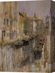 Transportation Canvas Prints - Golden Venice by Collection 7
