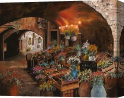 Agnus Dei Canvas Prints - Il Mercato Dei Fiori by Collection 7