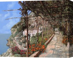 Agnus Dei Canvas Prints - L'albergo dei cappuccini-Costiera Amalfitana by Collection 7