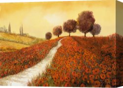 Agnus Dei Canvas Prints - La Collina Dei Papaveri by Collection 7
