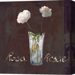 Rosa Bonheur Canvas Prints - Rosa Rosae by Collection 7