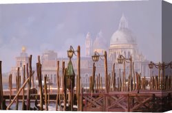 Il Mercato Galleggiante a Venezia Canvas Prints - Venezia E La Nebbia by Collection 7