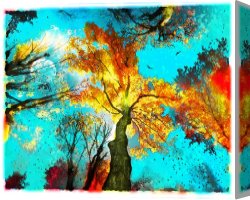 Boston Celebration Canvas Prints - Evening celebration by Collection 8