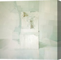 White Canvas Prints - White by Daniel Cacouault