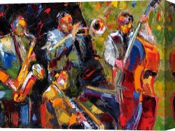 Hot Quartet Canvas Prints - Hot Quartet by Debra Hurd