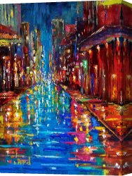 Jazz Festival in Paris Canvas Prints - Jazz Drag by Debra Hurd