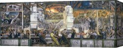 Song of The North Canvas Prints - Detroit Industry  North Wall by Diego Rivera