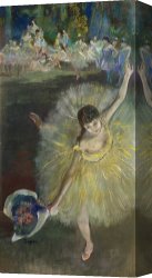 The End of Dinner Canvas Prints - End of an Arabesque by Edgar Degas