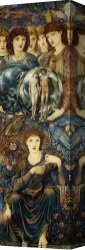 A Day in Paradise Canvas Prints - The Days of Creation The Sixth Day by Edward Burne Jones