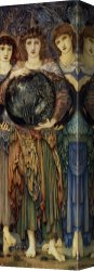 A Day in Paradise Canvas Prints - The Days of Creation The Third Day by Edward Burne Jones