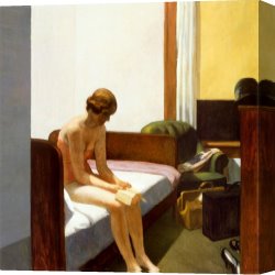 Hotel Canvas Prints - Hotel Room c.1931 by Edward Hopper