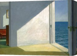 Room Canvas Paintings - Rooms by The Sea 1951 by Edward Hopper