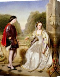 Headdress Canvas Prints - The Refusal by Edward Hughes