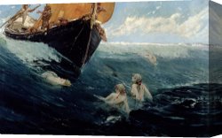 Transportation Canvas Prints - The Mermaid's Rock by Edward Matthew Hale