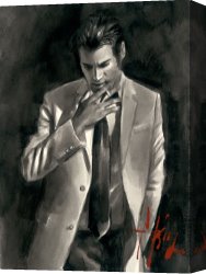 La Rive Gauche Canvas Prints - Marcus at Las Brujas II by Fabian Perez