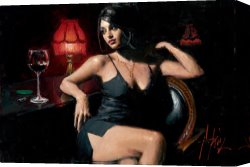 La Rive Gauche Canvas Prints - Saba at Las Brujas V by Fabian Perez