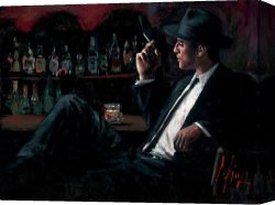 La Rive Gauche Canvas Prints - Whiskey at Las Brujas III by Fabian Perez