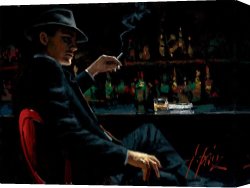 La Rive Gauche Canvas Prints - Whiskey at Las Brujas V by Fabian Perez