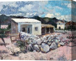 La Rive Gauche Canvas Prints - Las Playas De Guasapampa by Fernando Fader