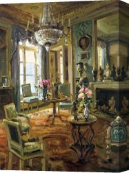 Room Canvas Paintings - The Drawing Room by Foxwell