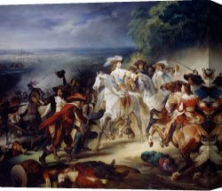 The Battle of Bannockburn Canvas Prints - Battle of Rocroy by Francois Joseph Heim
