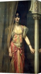 Gaston Bussiere Canvas Prints - Soudja Sari by Gaston Casimir Saint Pierre